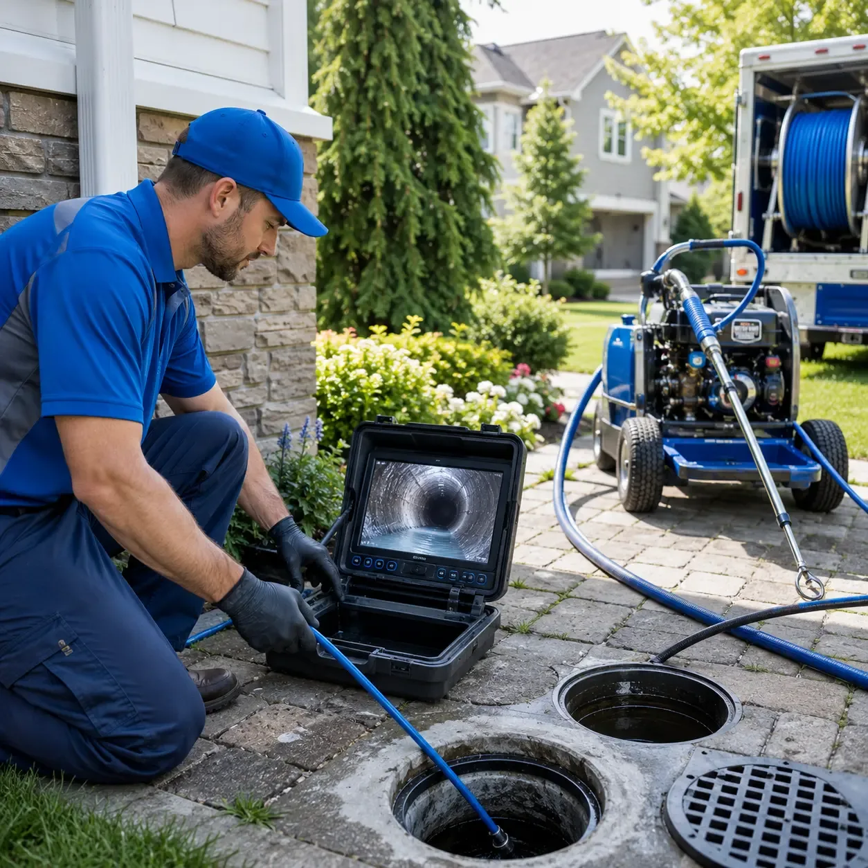 Outdoor drain cleaning professionals serving Colcord, WV